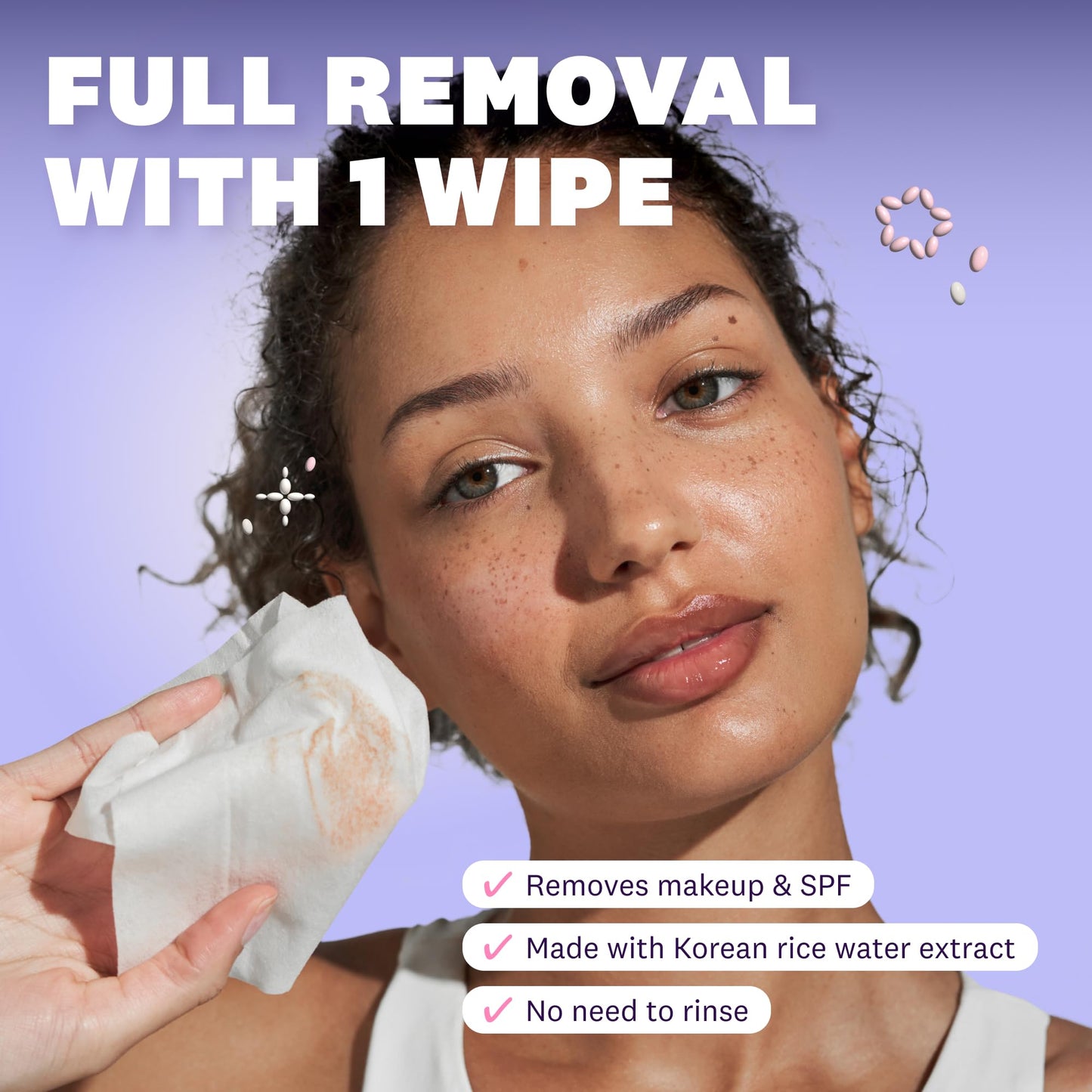 THE FACE SHOP Rice Water Bright Makeup Remover Wipes for Face, Moisturizing, Infused with Rice Extract, Disposable Cleansing Facial Wipes, 50 Count Beauty and Personal Care The Face Shop