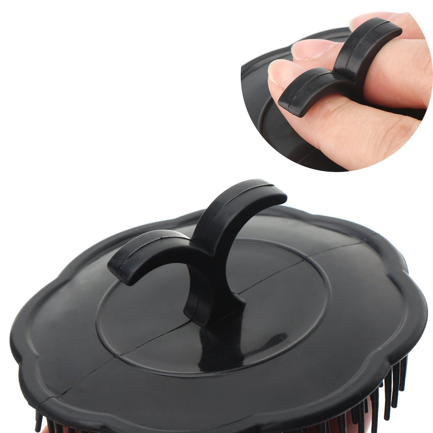Segbeauty Mens Shampoo Brush, 4pcs Scalp Massage Brushes, Massage Hair Brush Floriated Shower Comb for Deep Cleaning Hair Men's Hand Brush Plastic