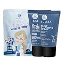 Luseta Scalp-Balancing Travel Size Shampoo and Conditioner Set for Women, Salicylic Acid Travel Shampoo and Conditioner, Anti-Dandruff Shampoo