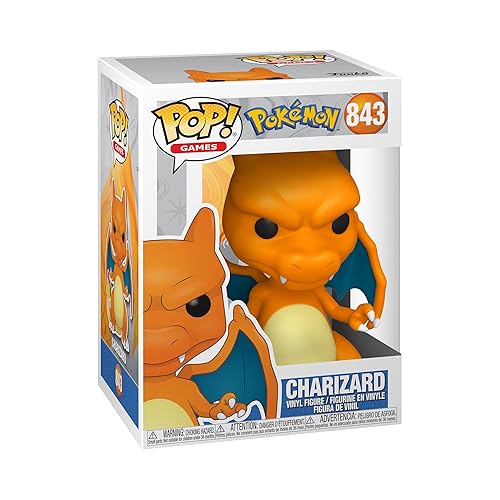 Funko Pop Games: Pokemon - Charizard 3.75 Inches - Collectable Vinyl Figure - Gift Idea - Official Merchandise - Toys for Kids & Adults - Video Games…