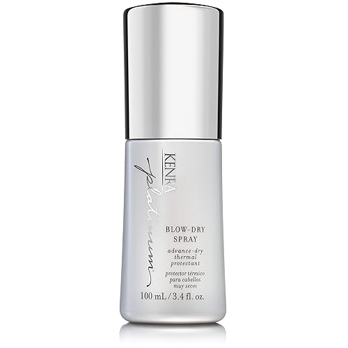 Kenra Platinum Blow-Dry Spray | Time-Saving Heat Protectant | Detangles, Smooths, and Softens | Eliminates Frizz & Resists Humidity | Medium To Coarse