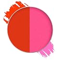 Mehron Makeup Paradise Makeup AQ Refill (.25 oz) (Super Nova - Neon Orange/Orange UV)