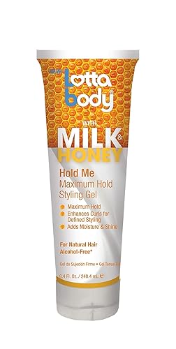 Lottabody Milk & Honey Hold Me Max Hold Styling Gel, 8.4 Ounce
