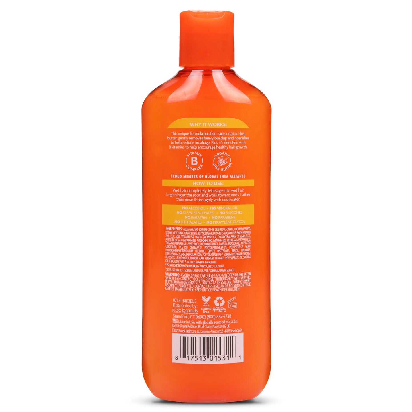 Cantu Sulfate-Free Cleansing Cream Shampoo with Shea Butter for Natural Hair, 13.5 oz Beauty and Personal Care Cantu