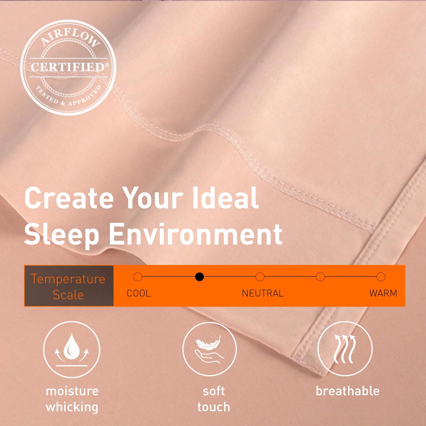 Bedgear Dri-Tec Sheet Set - Moisture Wicking Technology, Breathable, Cooling Sheets - Flat Sheet, Fitted Sheet, Pillowcases - All Mattress Types,