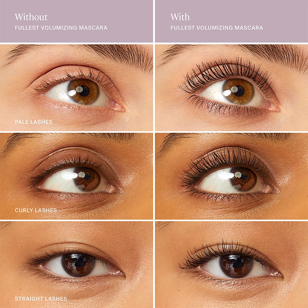 ILIA - Fullest Volumizing Mascara | Weightless, Buildable, Smudge + Flake-Free, Sensitive Eyes Safe | Full, Thick, Healthier Lashes | Non-Toxic