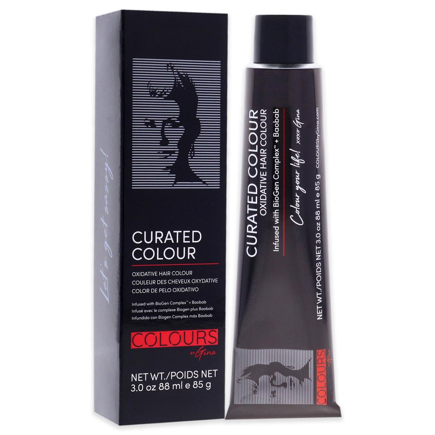 Colours By Gina Curated Colour - 1.11-1BB Deepest Black by Colours By Gina for Unisex - 3 oz Hair Color