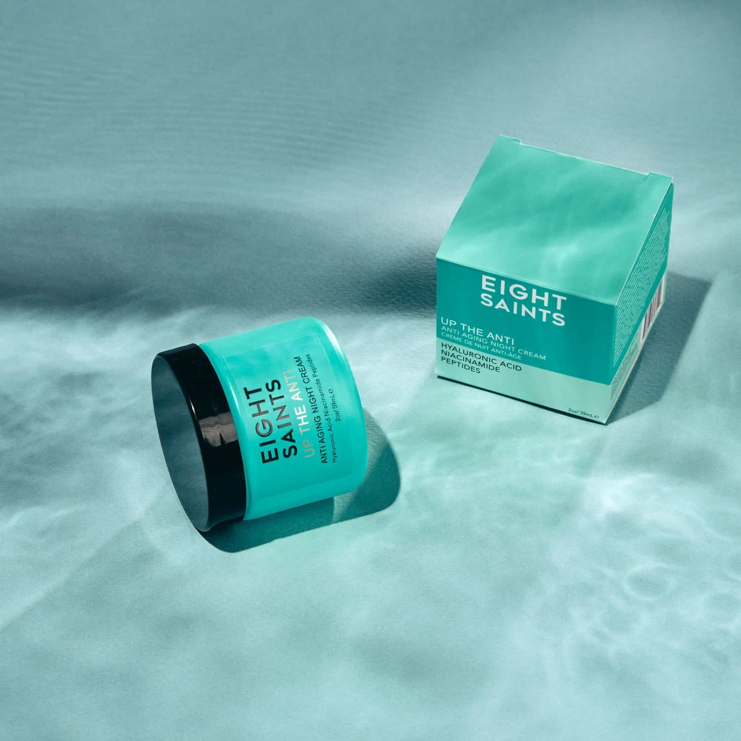 Eight Saints Skin Care Up the Anti Night Cream Face Moisturizer to Reduce Fine Lines and Wrinkles, Natural and Organic Anti Aging Cream For Face