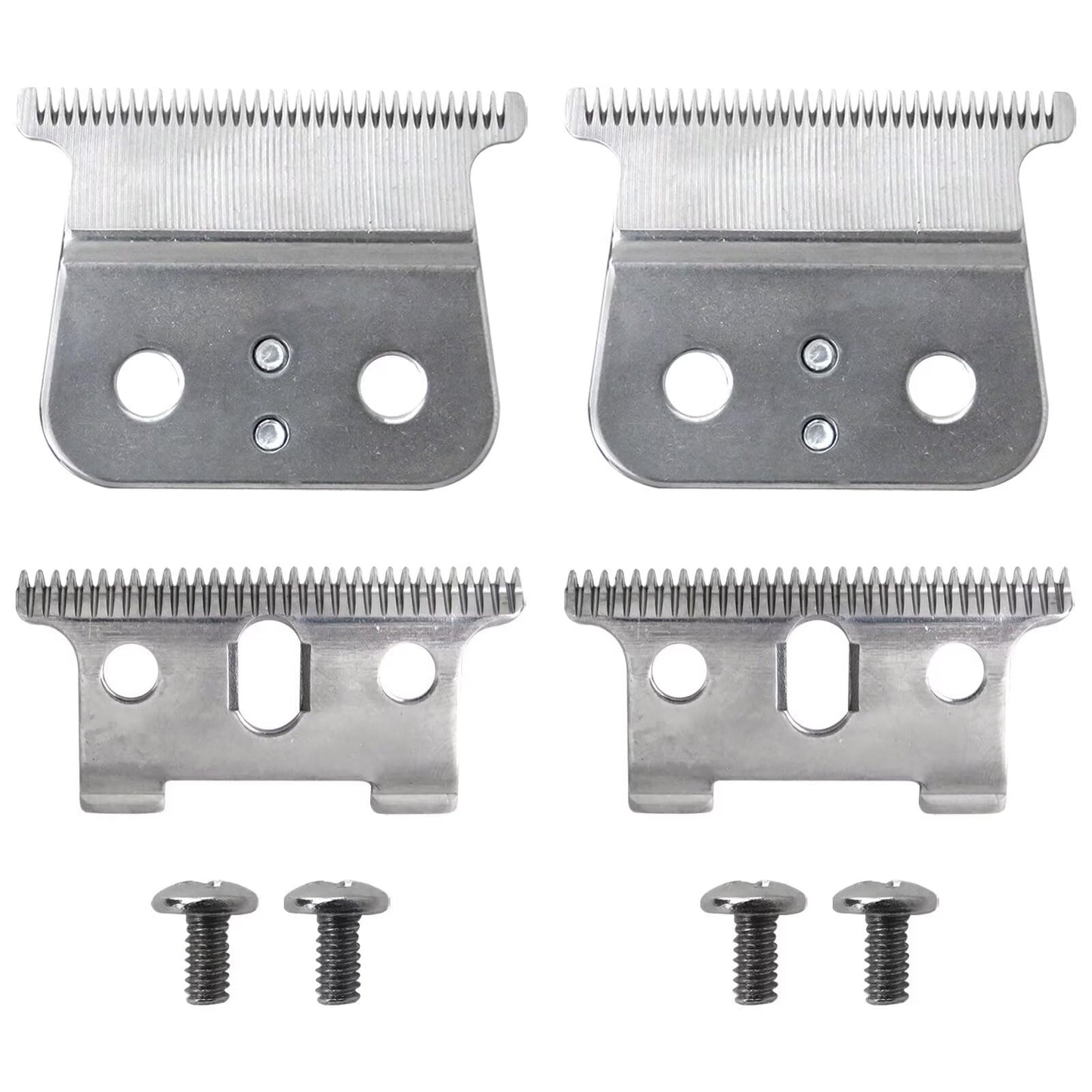 SUNJCO 2 Pack Replacement T Out-liner Blades with Screws for Andis t-Outlinerr G/GO/GTO/GTX and for Headliner LS2 / LS3 Beauty and Personal Care SUNJCO