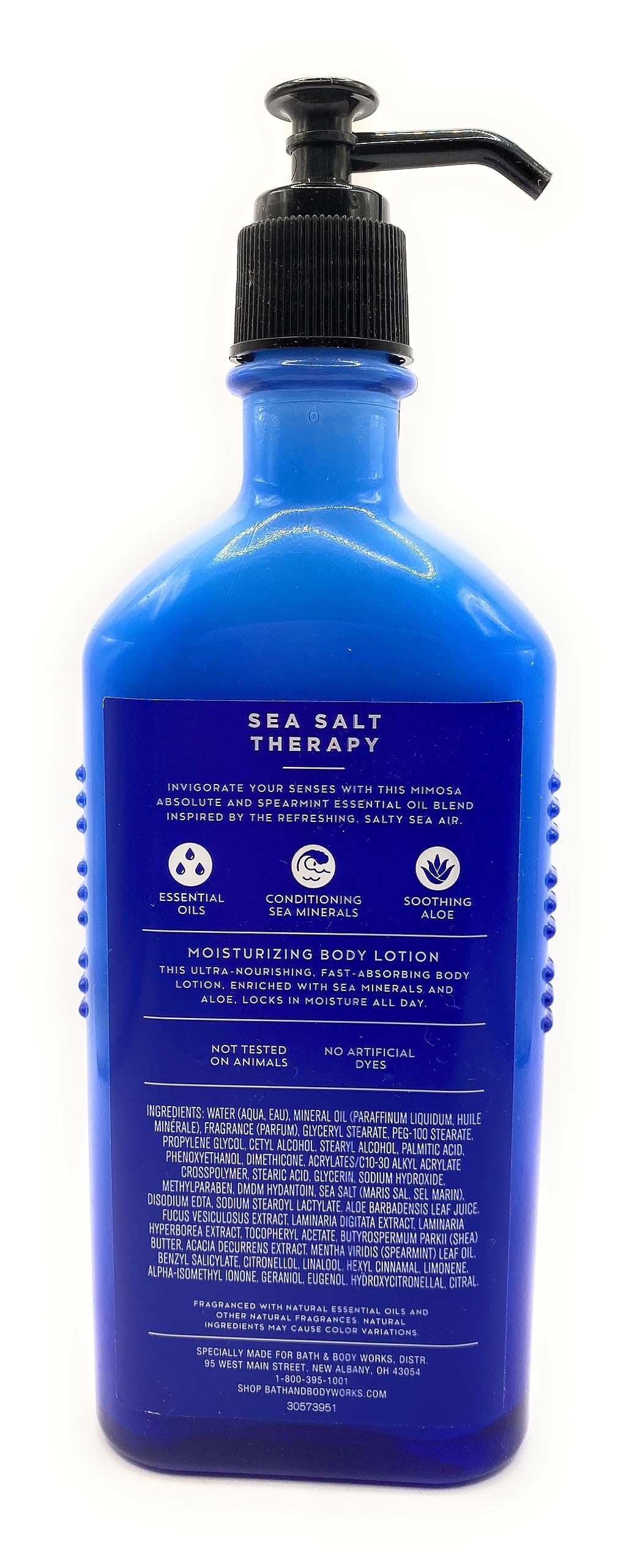 Bath & Body Works Aromatherapy Sea Salt Therapy - Mimosa Spearmint Sea Minerals + Aloe Body Lotion, 6.5 Ounce