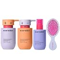 Evereden Kids Shampoo, Conditioner & Detangling Spray Set | Dermatologist-Tested, Plant Protein Peptides & Argan Oil | Gentle, No Silicones, Sulfate
