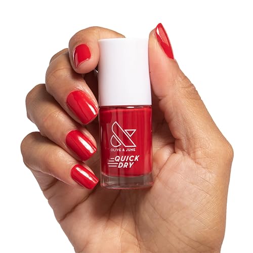 Olive & June Quick Dry Summer Nail Polish | Instant Fast-Drying Smudgeproof | 15-free Vegan Cruelty-Free | Lasts up to 5 Days | Salon-Quality Manicure Beauty & Personal Care Olive & June