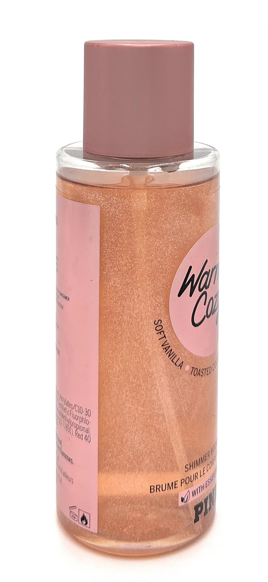 Victoria's Secret Pink Warm & Cozy Shimmer Scented Body Mist 8.4 Fluid Ounce Spray