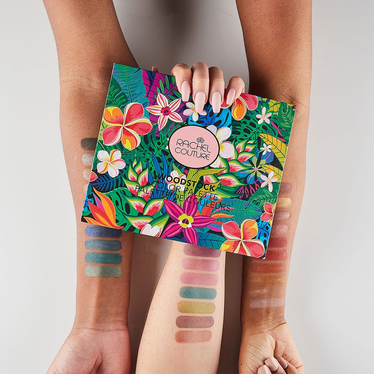 Rachel Couture Makeup Palette with Natural Ingredients & Pure Pigments | Vegan & Cruelty-Free | Infused with Natural Botanical Extracts - 30 Colors