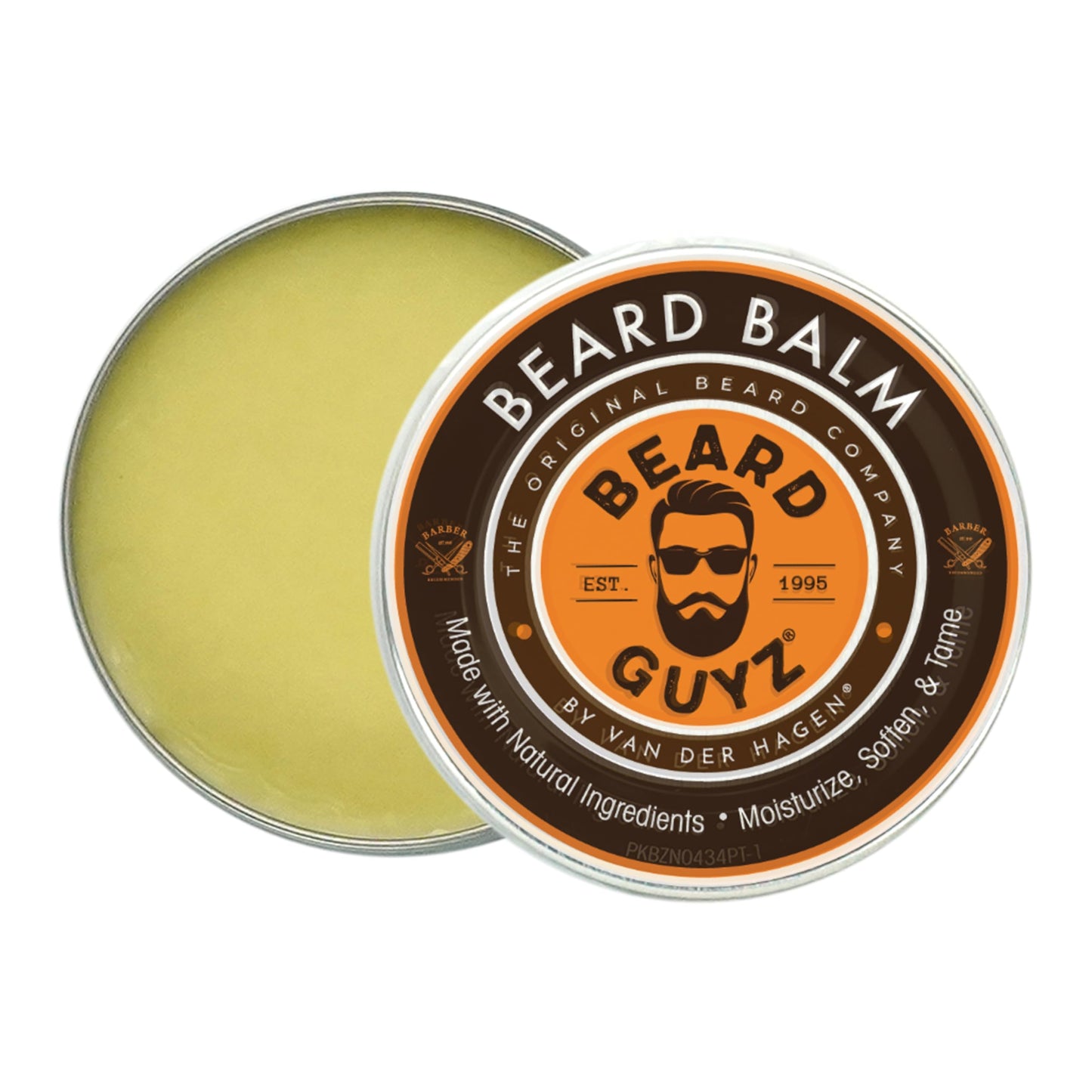 Beard Guyz Beard Balm - Beard Conditioner and Styler for Men, Softens, Tames, and Moisturizes Facial Hair, 3 oz
