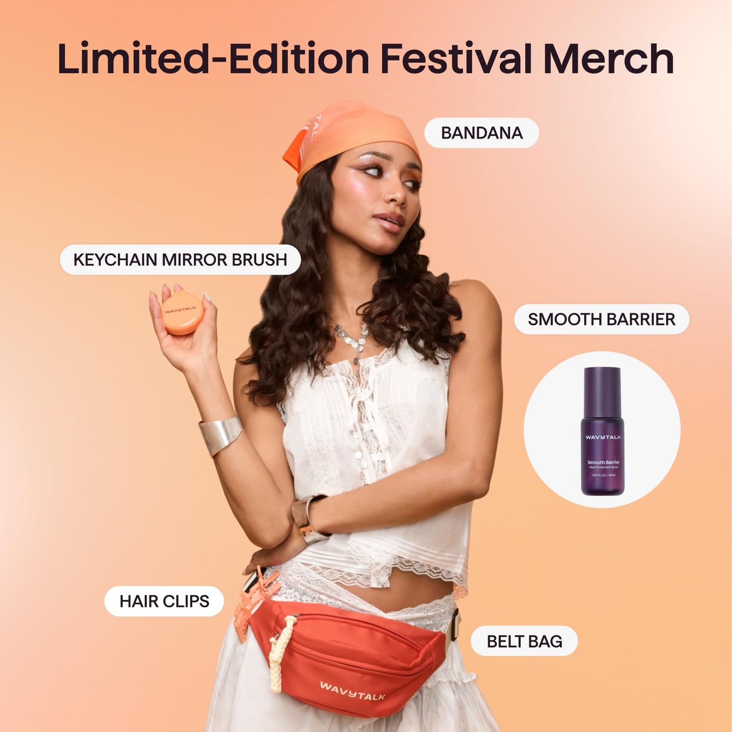 Wavytalk Main Stage Waves Power Wave Festival Bundle, Curling Iron Hair Crimper Waver, Ventilation Design for Less Damage, Ionic Reduces Frizz Beauty and Personal Care wavytalk