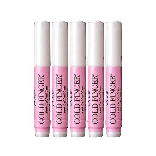 Goldfinger Professional Nail Glue - Super Strong, Fast-Drying, Long-Lasting, Easy Application, Perfect for Acrylic & Press-On Nails, Quick Repair