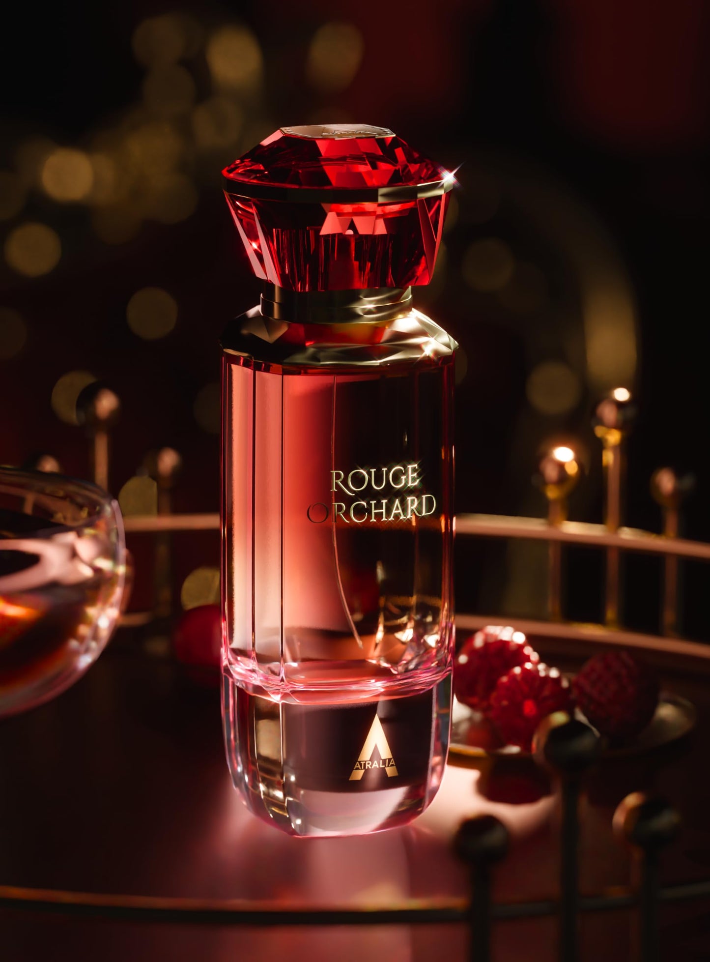 Atralia Rouge Orchard Eau de Parfum 100ml - Fruity Floral Perfume for Women, Raspberry, Rose, Cherry, Vanilla & Patchouli, Long Lasting Elegant