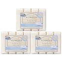 A LA MAISON Fresh Sea Salt Bar Soap - Triple French Milled Natural Moisturizing Hand Soap Bar (12 Bars of Soap, 3.5 oz)