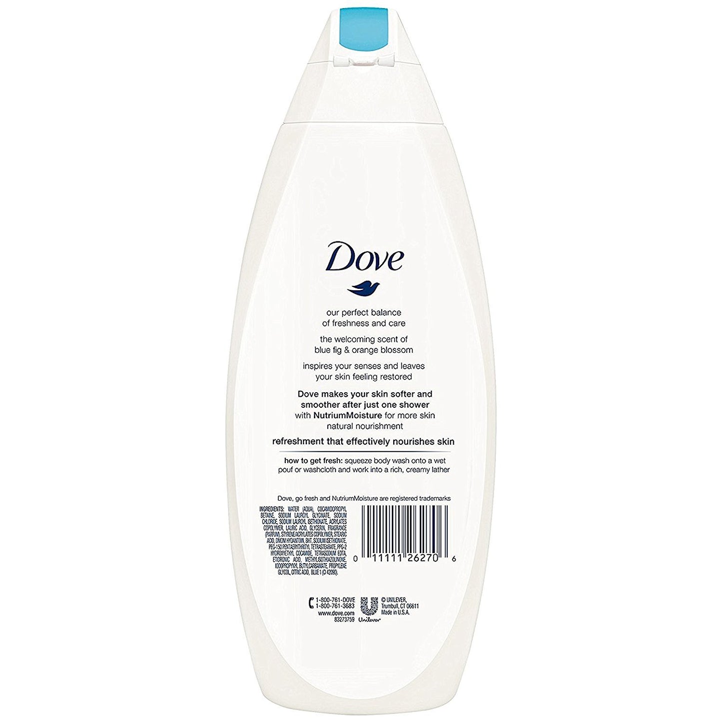Dove Go Fresh Restore Body Wash, 22 oz (Pack of 2)