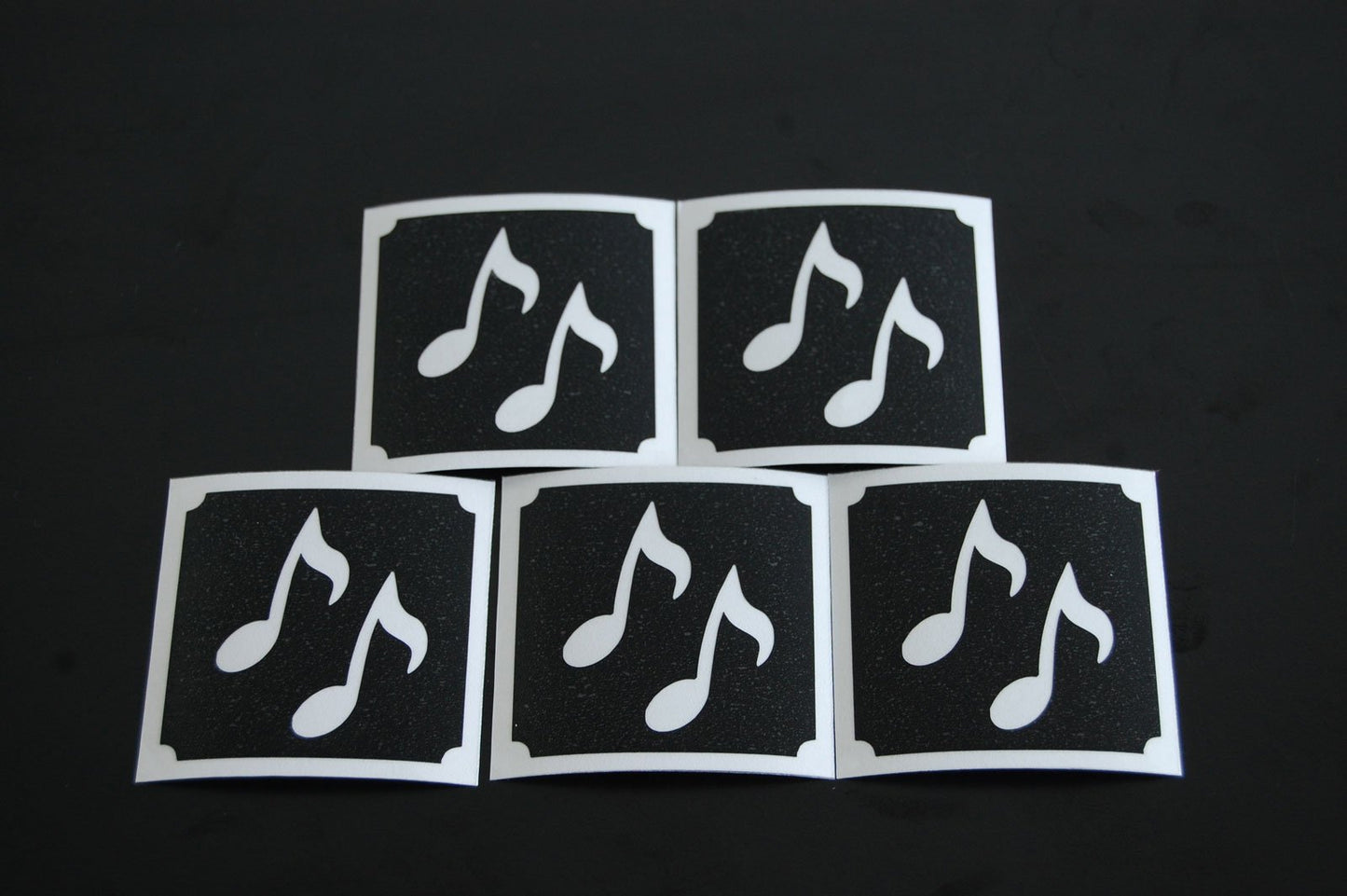 Music Notes Make Up Stencil- 5 Pack