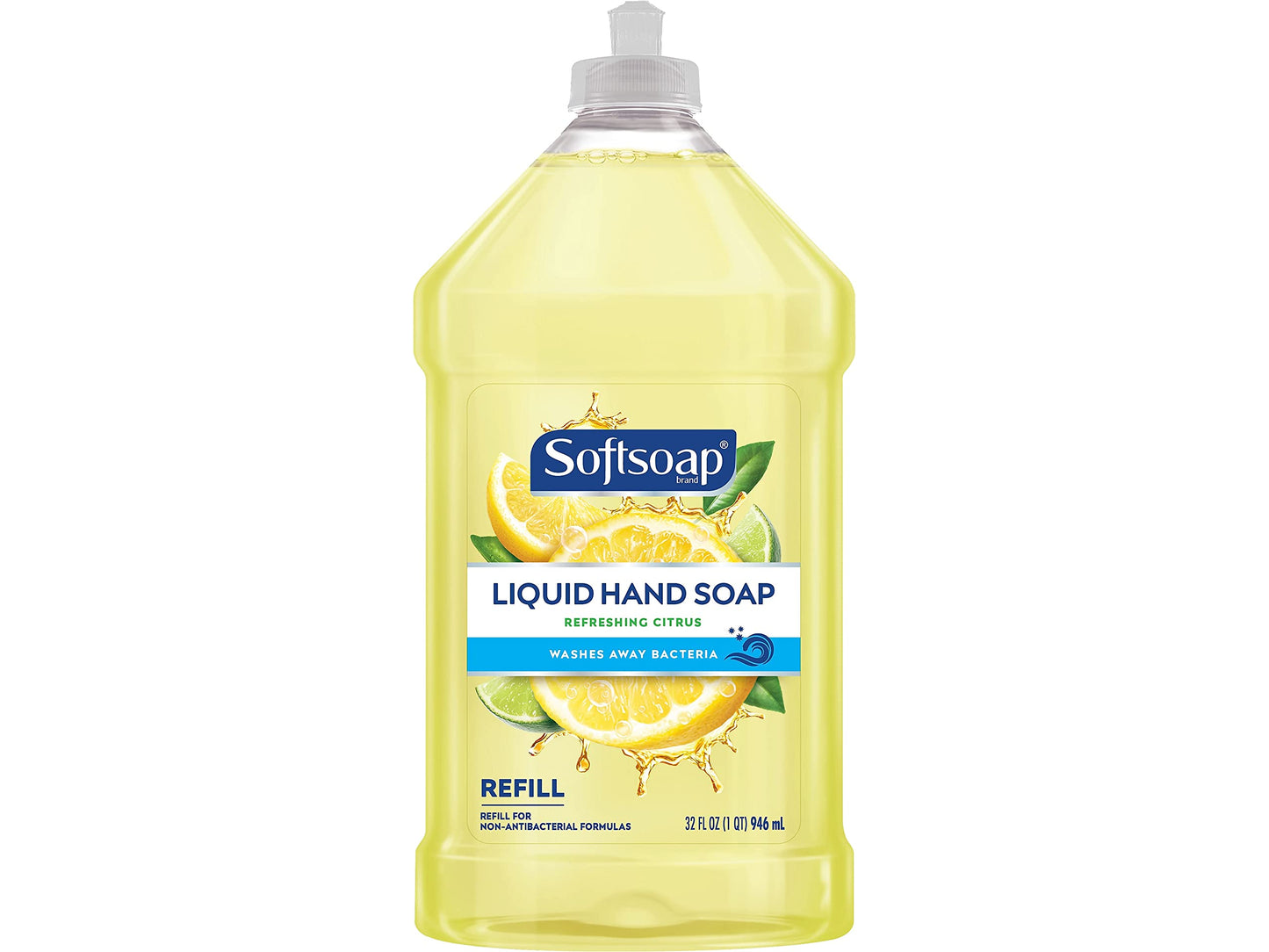 Softsoap Liquid Hand Soap Refill, Refreshing Citrus with Lemon Scent - 32 Fluid Ounce