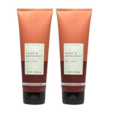 Bath & Body Works Ultimate Hydration Body Cream Pack of 2 (Sage Bergamot),8.0 fluid_ounces