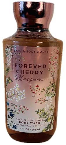 Bath & Body Works Forever Cherry Blossom Body Wash - Soft Floral Daily Shower Gel