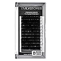 EMILYSTORES Lash Extensions 0.05mm Thickness B Curl 9mm Length Natural Looking Volume Eyelashes For Eyelash Extensions(0.05,B,9mm)