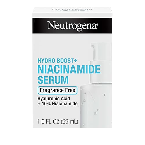 Neutrogena Hydro Boost + Niacinamide Serum for Face with Hyaluronic Acid & Vitamin B3, Multi-Action Face Serum to Hydrate & Improve Skin Complexion