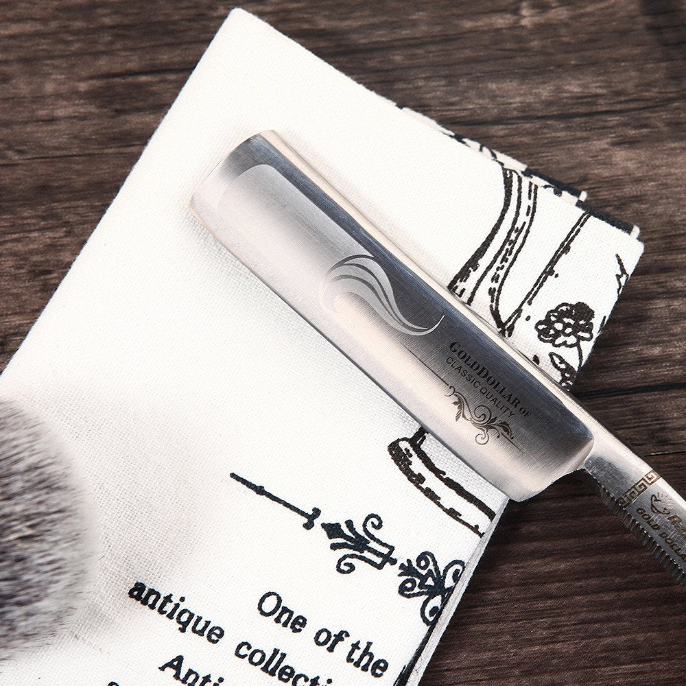 Gold Dollar Shaving Ready Cut Throat Razor Straight Razor Beauty and Personal Care Gold Dollar