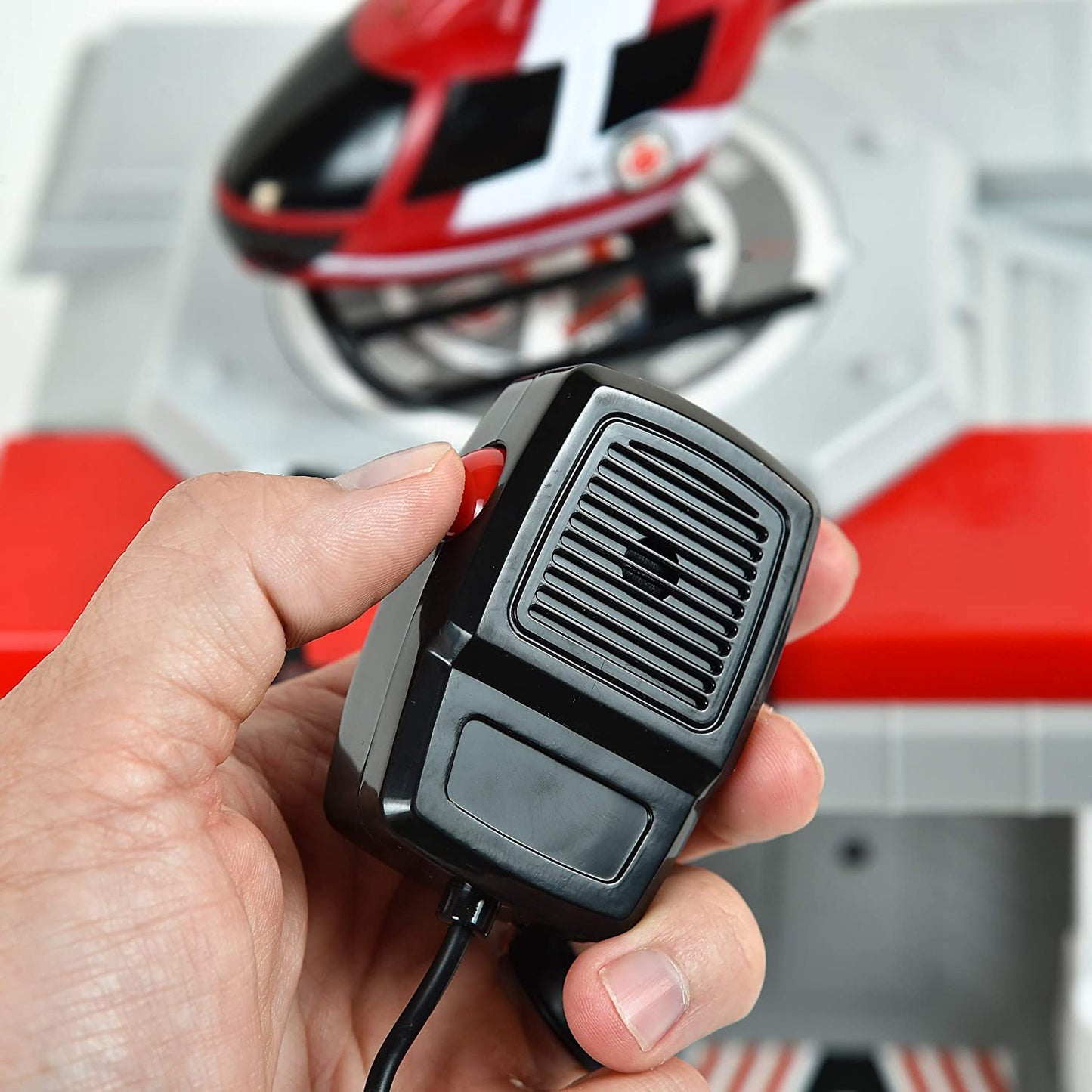 Fire & Rescue Garage Toy Set with Lights & Sounds – Parking Garage, Vehicle Lift, Intercom, Helicopter & Fire Truck with Friction Motor for Kids