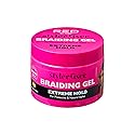 Red by Kiss Braiding Gel Extreme Hold Styler Fixer for Box Braids & Cornrows, Hydrating, Conditioning, Long-Lasting Frizz Control, 4C Moisturizing