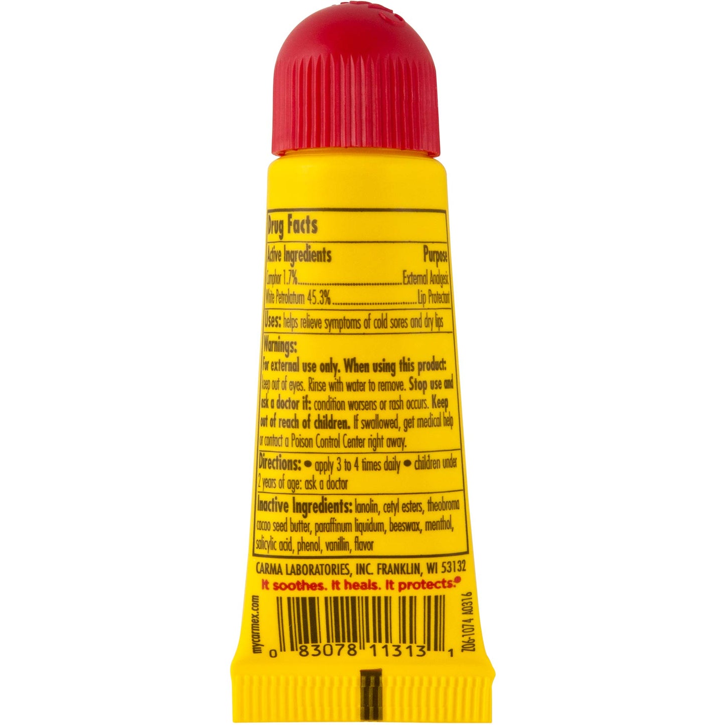 Carmex Classic Medicated Lip Balm, 0.35 Ounces per Original Tube (Value Pack of 12)