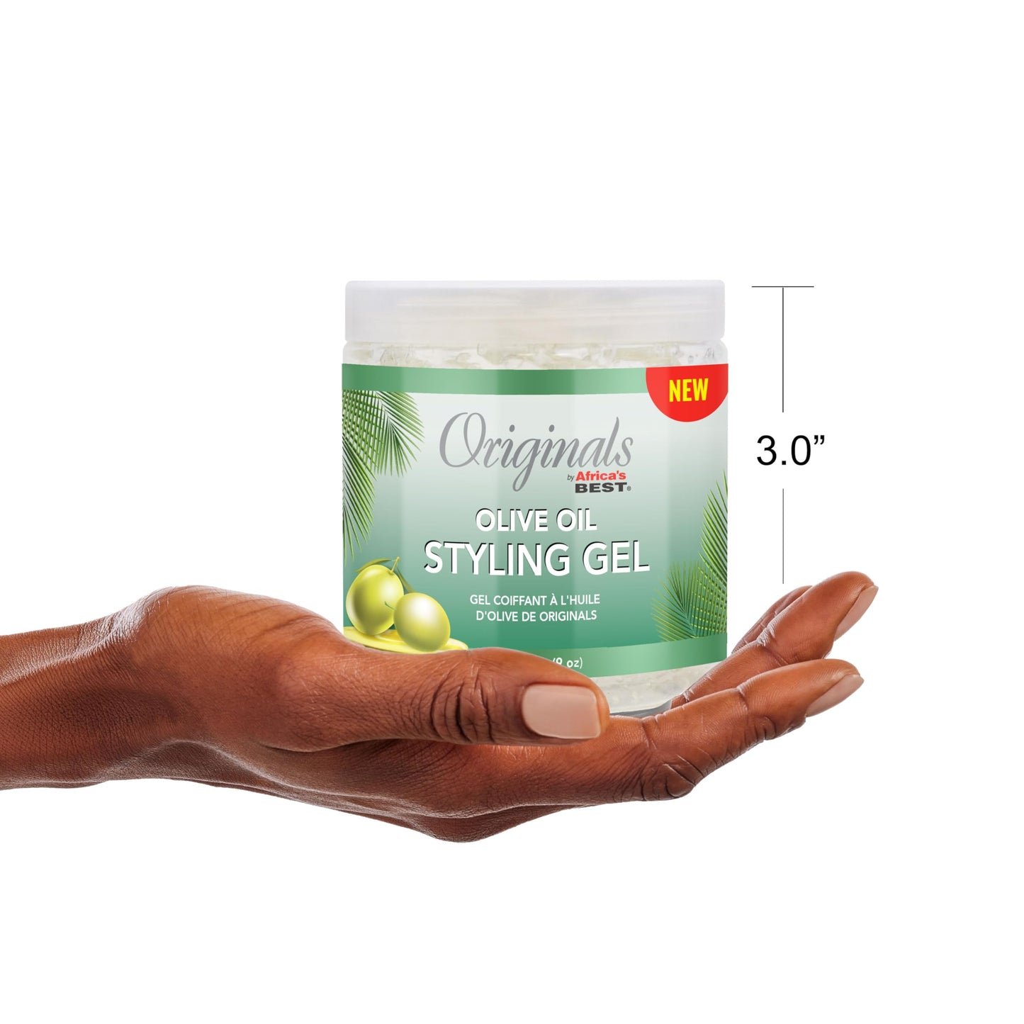 Originals by Africa's Best Olive Oil Styling Gel - for Non-Flaky, Superior Hold and Shine - 9 oz