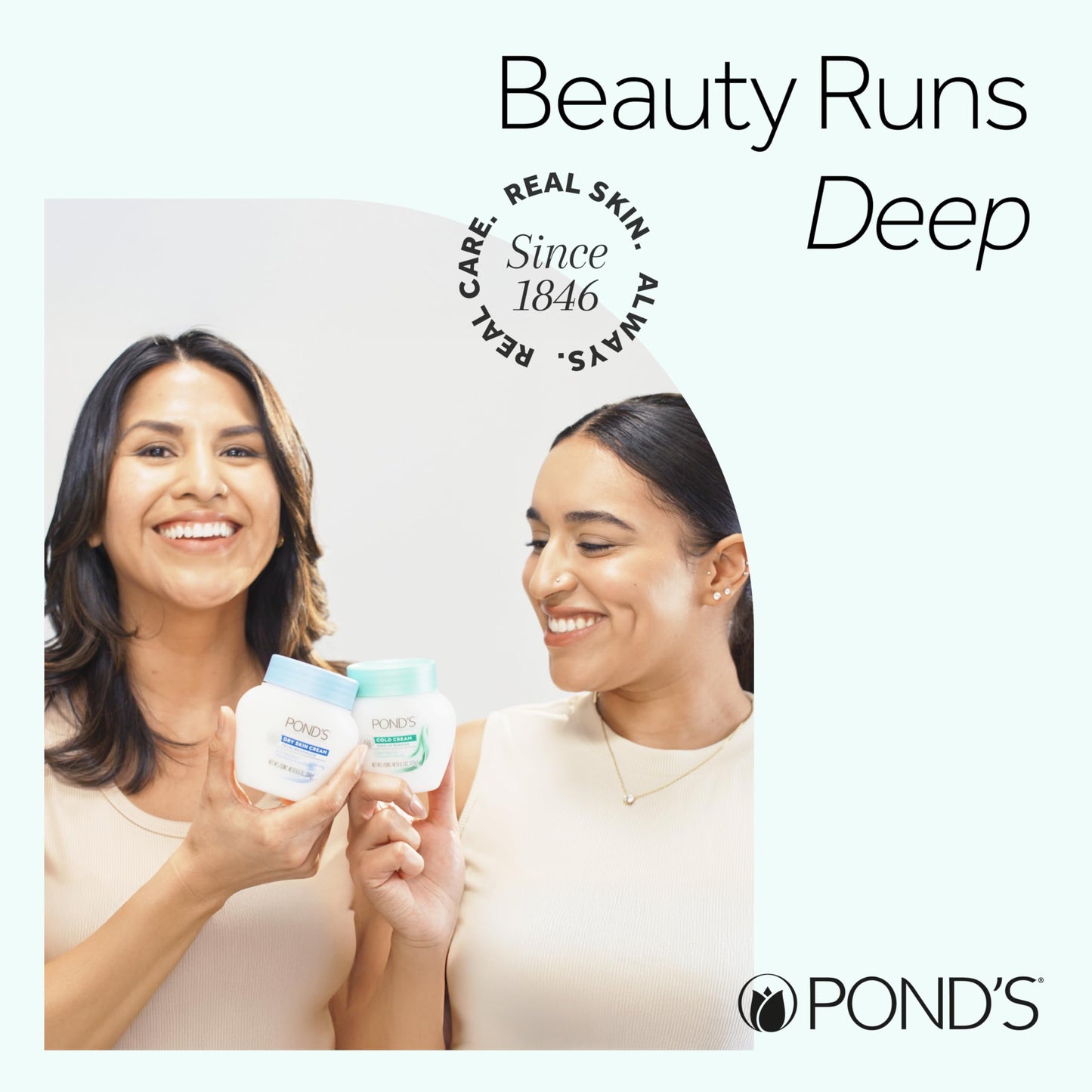 POND’S Cold Cream Cleanser,Fragrance-Free - Moisturizing Makeup Remover & Deep Cleansing Face Cream - Facial Cleanser for Soft,Radiant Skin Beauty and Personal Care POND'S