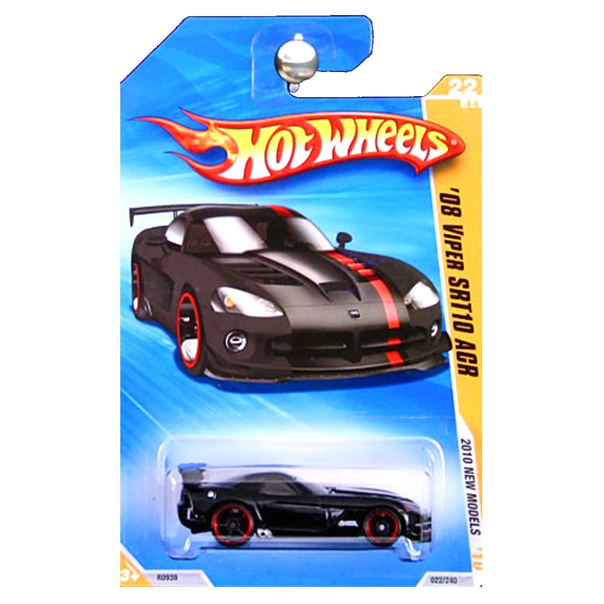 Hot Wheels 2010 New Models 2008 Dodge Viper SRT10 ACR Black