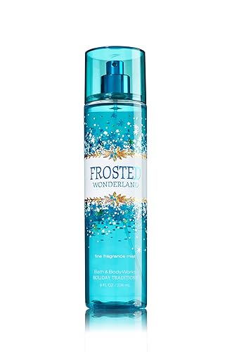 Bath and Body Works Frosted Wonderland 8 Oz Fine Fragrance Mist 2014 Design