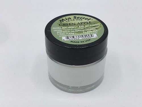 Mia Secret ACRYLIC POWDER - PASTEL MACARONS - SINGLE JAR - PICK YOUR COLOR - 2018 Collection! (GREEN APPLE) Beauty & Personal Care Mia Secret