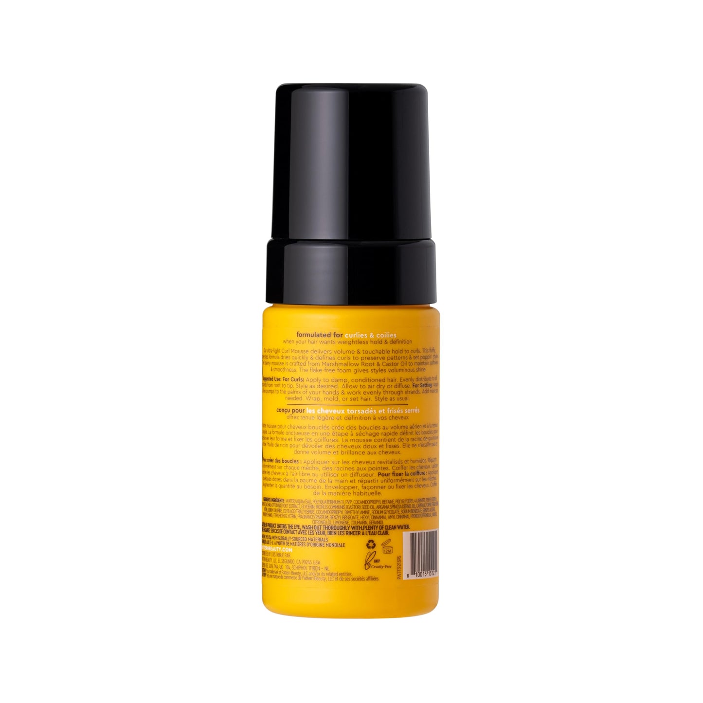 PATTERN Beauty by Tracee Ellis Ross Mini Curl Mousse - Volume and Hold for Curly Hair 3a-4c, Travel Size