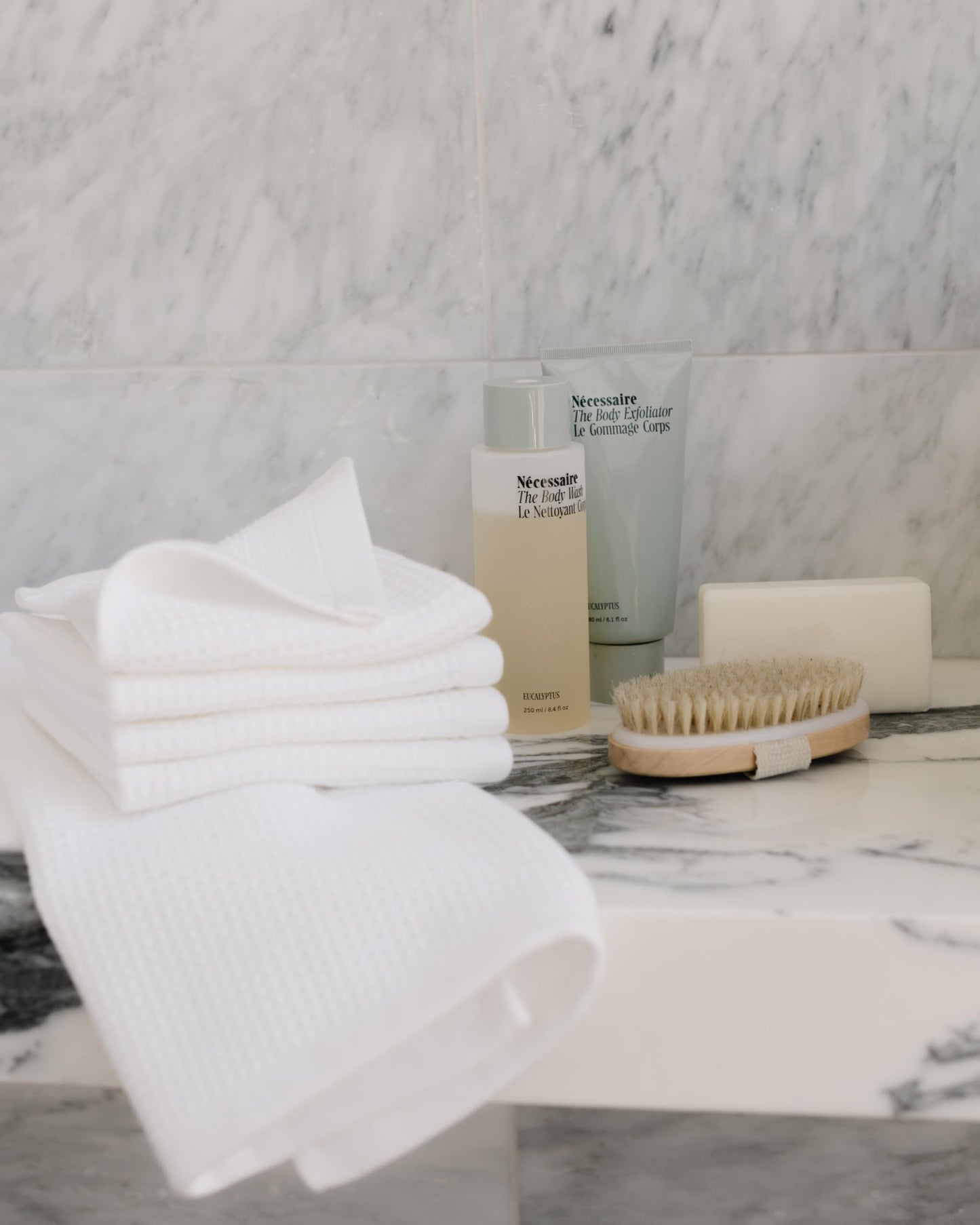 Cozy Earth Waffle Hand Towels - 60% Cotton 40% Viscose from Bamboo Hand Towels 20 x 30 Inches - Soft & Absorbent Terry, Reversible Mini Textured…