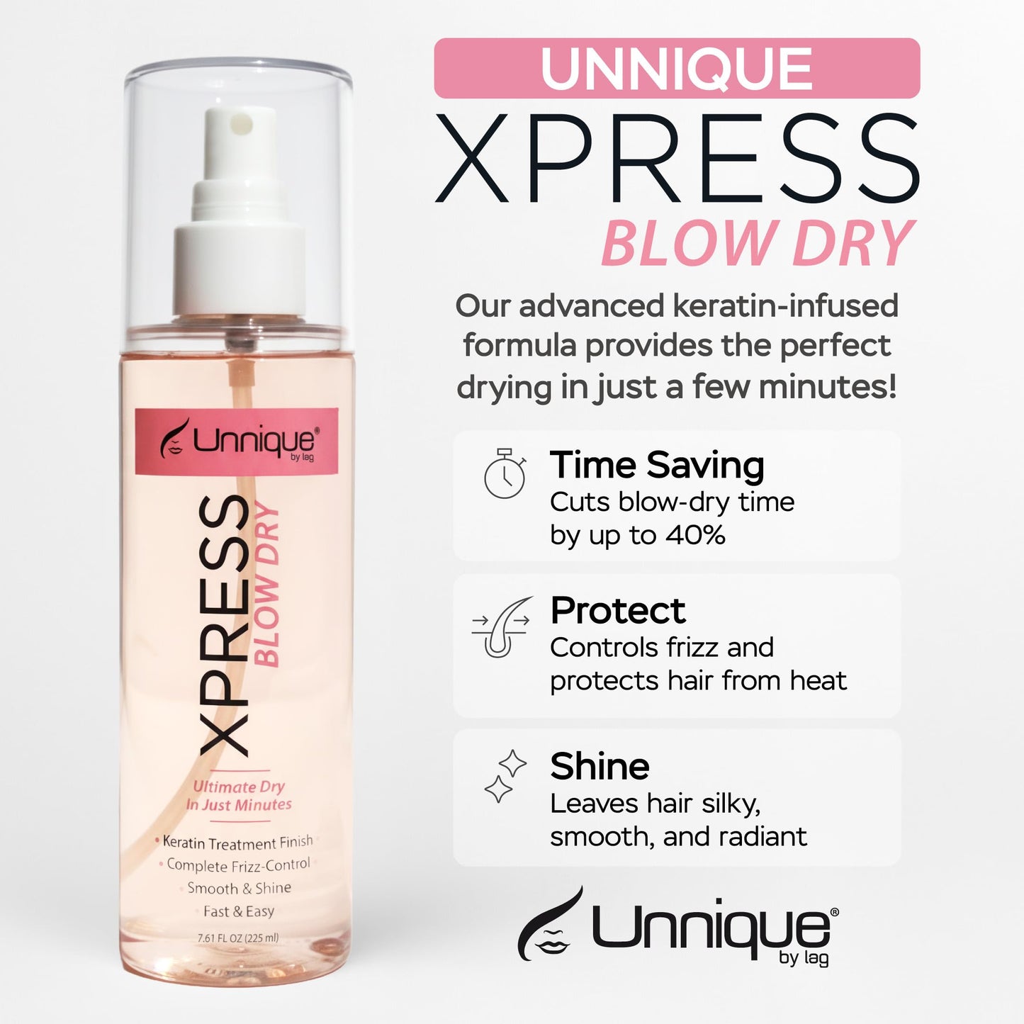 UNNIQUE Xpress Blow Dry Spray