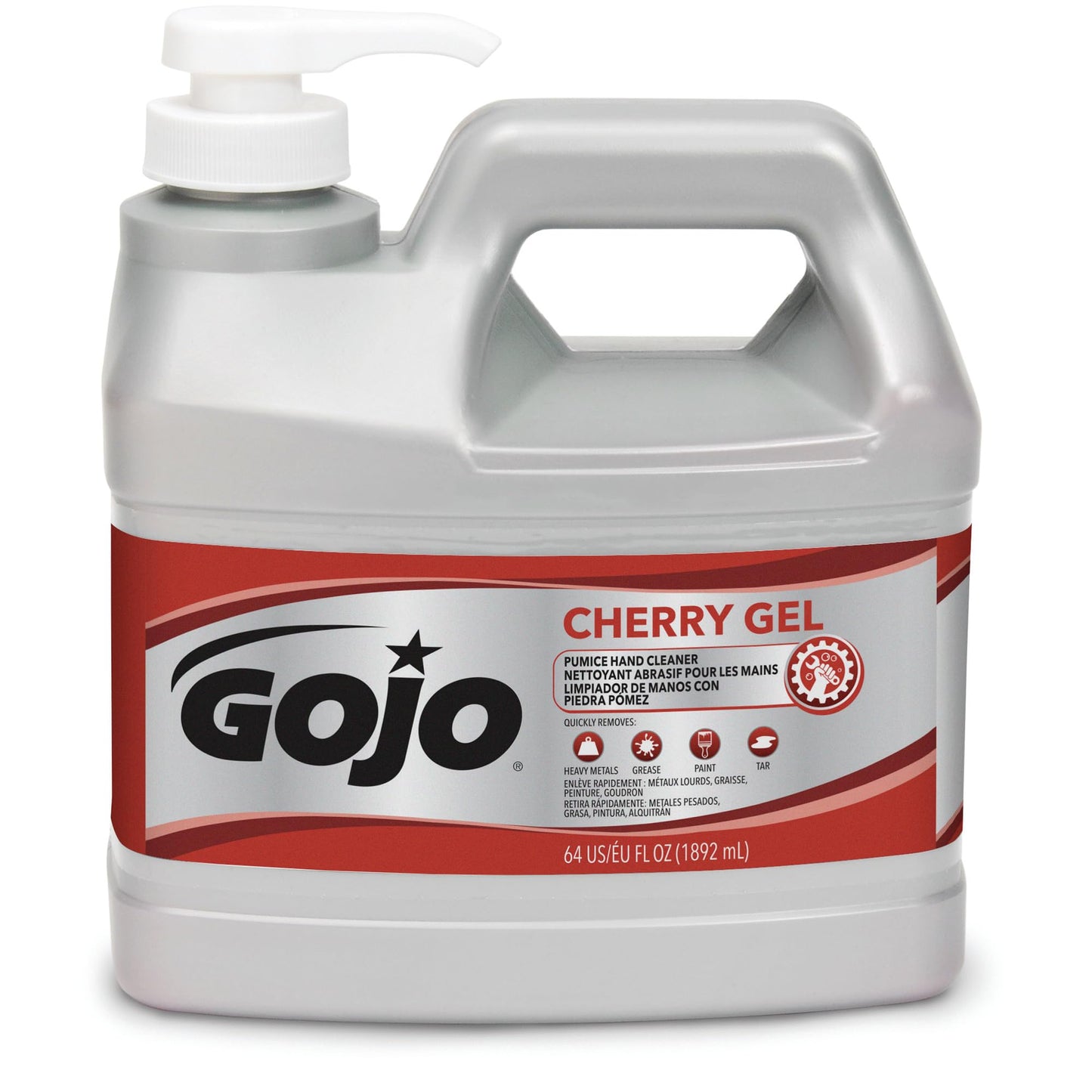 AbilityOne - 8520016471707 - GOJO® SKILCRAFT® Cherry Gel Pumice Hand Cleaner - 1/2 Gallon - 6 units