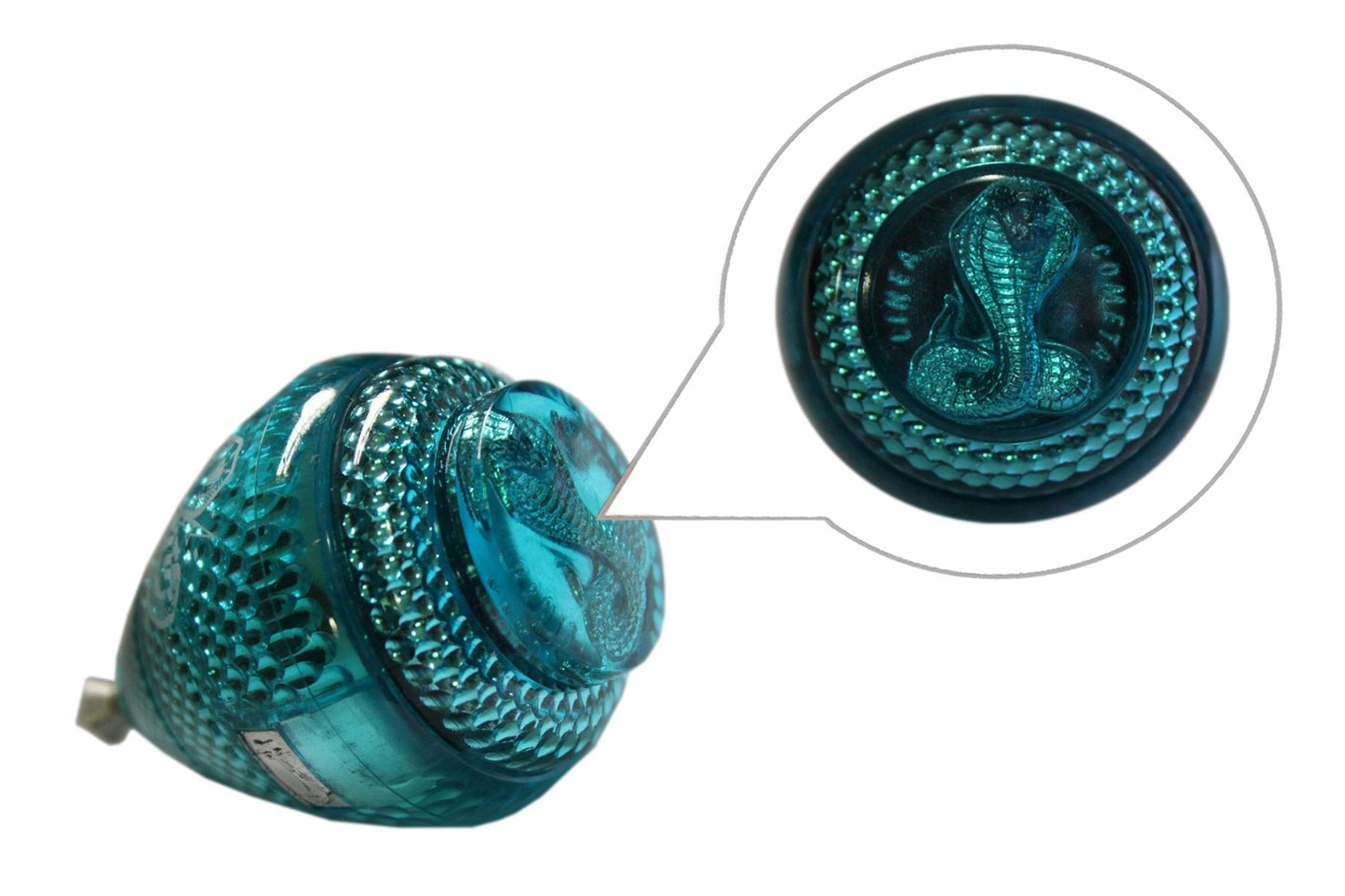 4 Pack Mini Cobra Durable Plastic Spin Tops & Metal Tip Made in Mexico - Trompo Mexicano COBRITA Plástico Durable & Punta de Metal (Pack of 4…