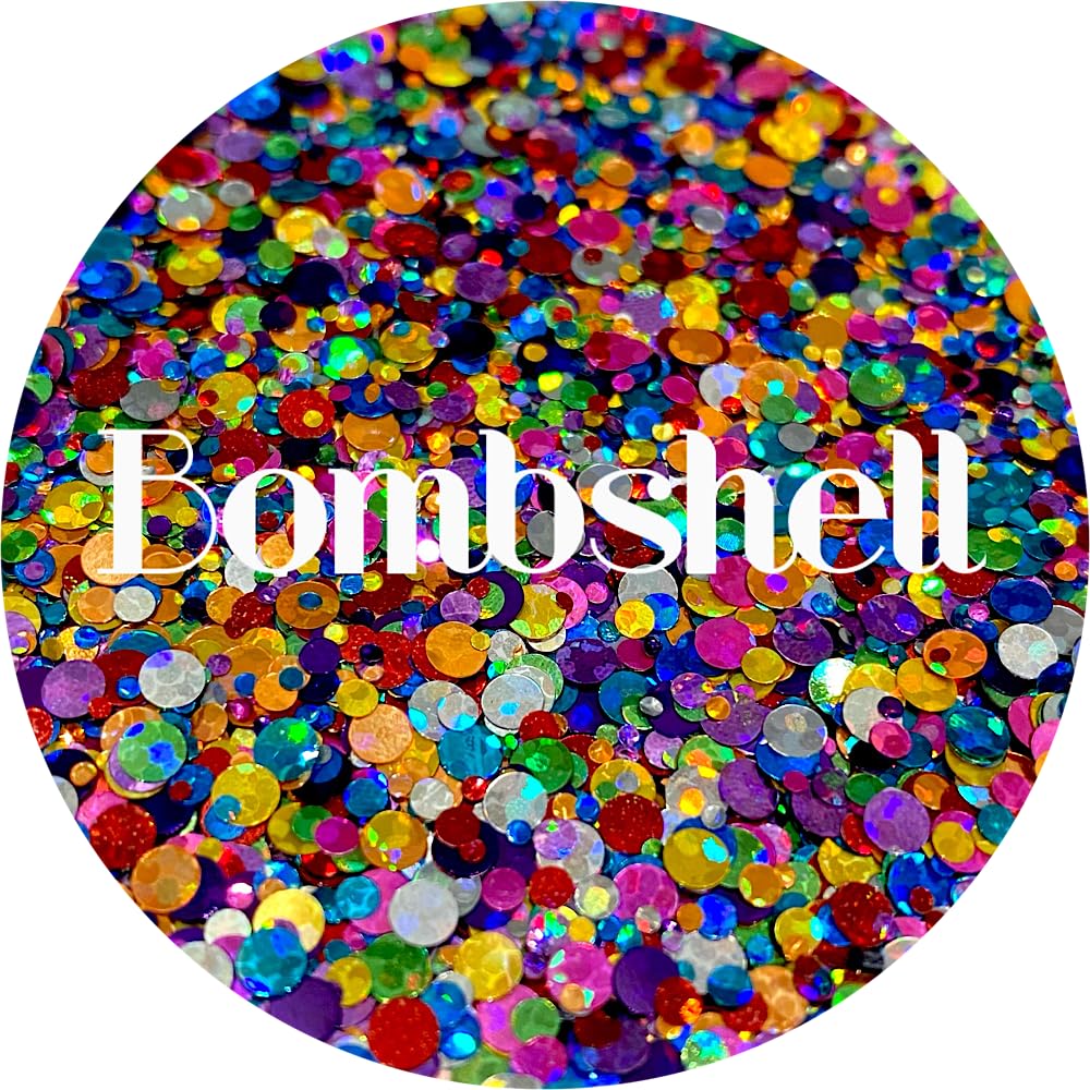 Red, Orange, Yellow, Green, Blue, Purple, Pink Polyester Glitter | Craft Glitter | Glitter for Arts & Crafts | Tumblers | Cosmetics | Nails | Epoxy