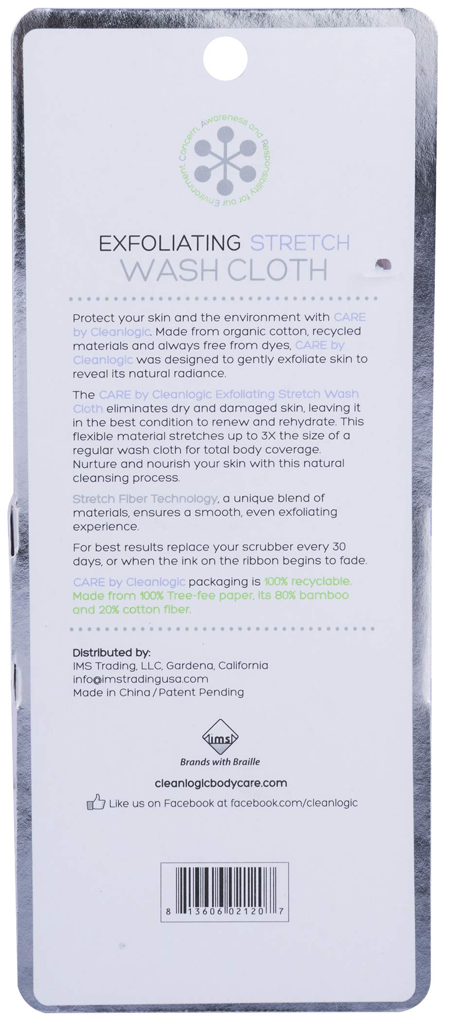 Clean Logic Exfoliating Stretch Cloth (Pack of 6) Beauty and Personal Care Cleanlogic