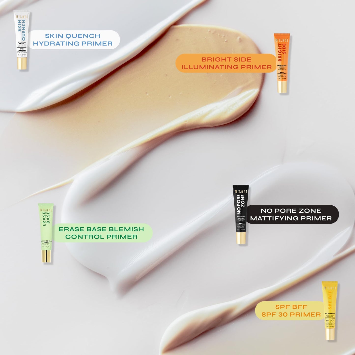 Milani Face Primer for Makeup - SPF BFF Primer with Broad Spectrum Sunscreen SPF 30 UVA UVB Protection, 1.0 Fl. Oz