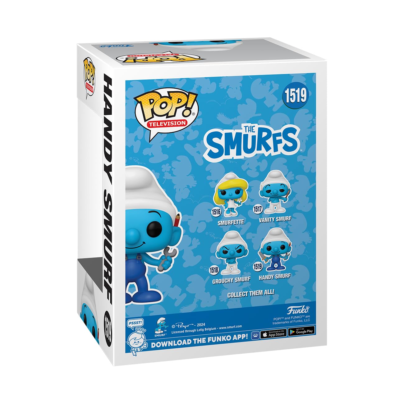 Funko POP! TV: Papa Smurfs - Handy Papa Smurf - Smurfs - Collectable Vinyl Figure - Gift Idea - Official Merchandise - for Kids & Adults - TV Fans…