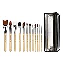 Bdellium Tools Professional Makeup Special Effects SFX Series 12 pc. Brush Set with Double Pouch (2nd Collection)
