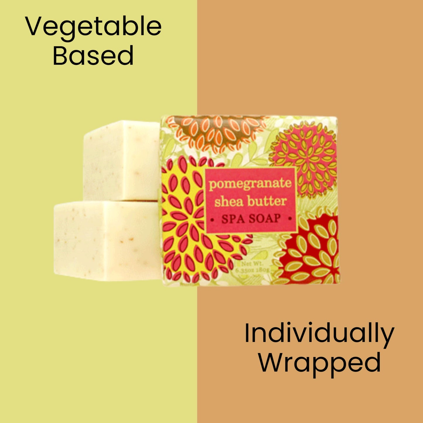 Greenwich Bay Mini Botanical Soap Bars - 12 Pack 1.9 oz Each - Individually Wrapped Guest Soaps for Airbnb, Spa, Travel, Bath - Travel Size Bar Soap
